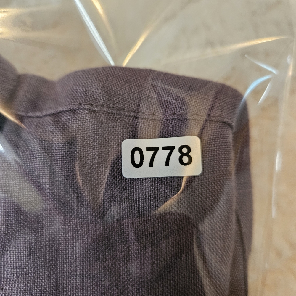 Kleen Women's Purple Casual 100% Linen Button Down Shirt XL - Picture 11 of 11